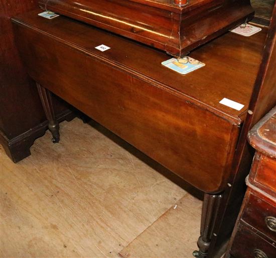 Regency mahogany drop leaf table